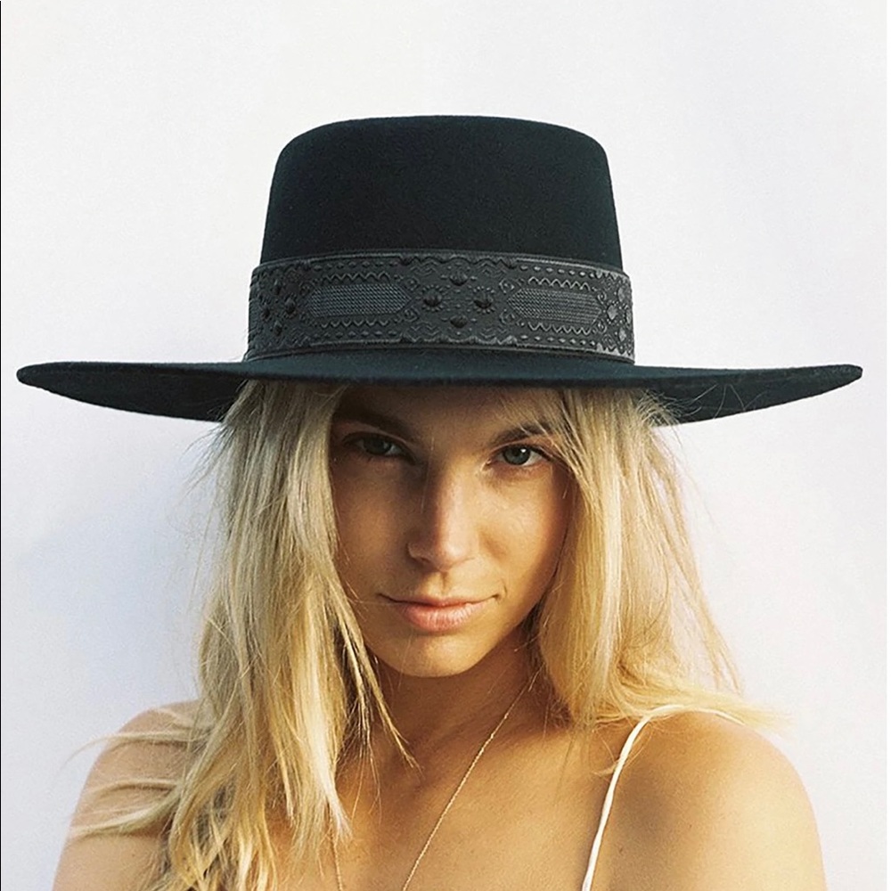 Lack of Color Sierra Black Hat - 55cm(Small)